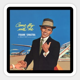 Frank Sinatra Come Fly With Me Sticker